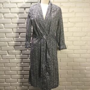 Vintage Bathrobe cotton womens S/M